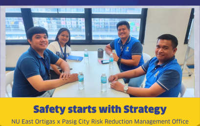 NU East Ortigas and Pasig Disaster Risk Reduction Office Strategic Meeting about Preparedness and Safety Management