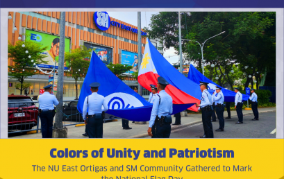 The NU East Ortigas and SM Community Gathered to Mark the National Flag Day