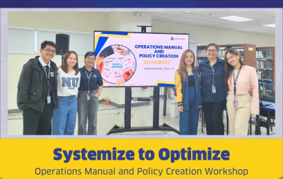 NU East Ortigas-Operations Manual and Policy Creation Workshop