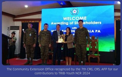 Recognition from 7CRG, CRS, AFP