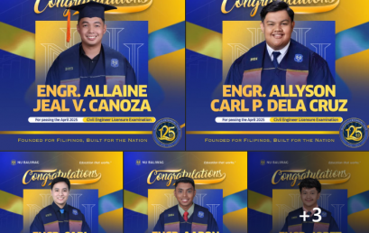 NU Baliwag Celebrates New Licensed Civil Engineers!