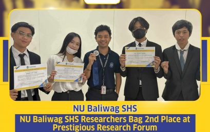 NU Baliwag SHS Researchers Win 2nd Place for Best Paper!