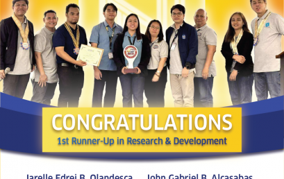 NU Laguna Earns Another 1st Runner-Up for the Research and Development Category at the 8th MRSP National Skills Competition