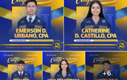 NU Baliwag Celebrates New Certified Public Accountants!