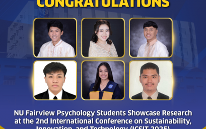 NU Fairview Psychology Students showcase Research at the 2nd International Conference on Sustainability, Innovation, and Technology 2025