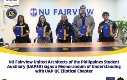 NU Fairview UAPSA signs Memorandum of Understanding with UAP QC Elliptical Chapter