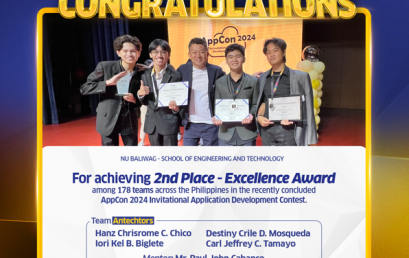 NU Baliwag IT Students Secure 2nd Place at AppCon 2024
