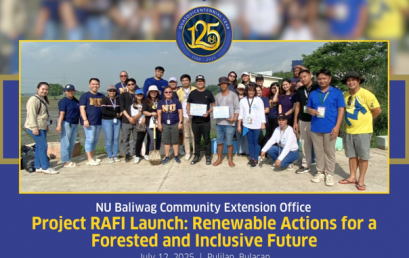 NU Baliwag Launches Project RAFI: Cultivating a Forested and Inclusive Future