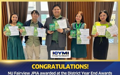 NU Fairview JPIA students nominated and receives award at the District Year End Awards 2025