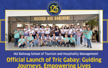 NU Baliwag School of Tourism and Hospitality Management Officially Launches “Tric Gabay: Guiding Journeys, Empowering Lives”