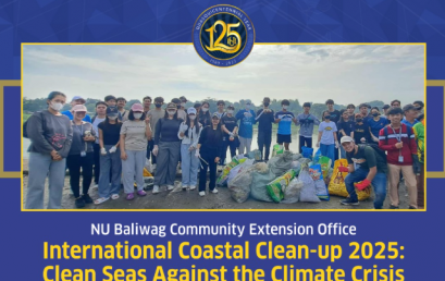 NU Baliwag Joins International Coastal Clean-Up 2025: Clean Seas Against the Climate Crisis