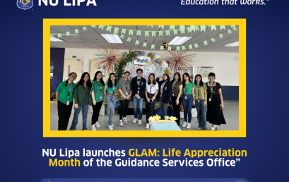 NU Lipa Celebrates Life Appreciation Month (GLAM) through the Guidance Services Office