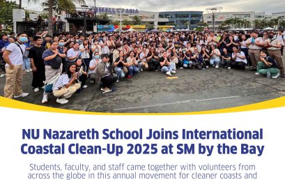 NU Nazareth School Joins International Coastal Clean-Up 2025 at SM by the Bay