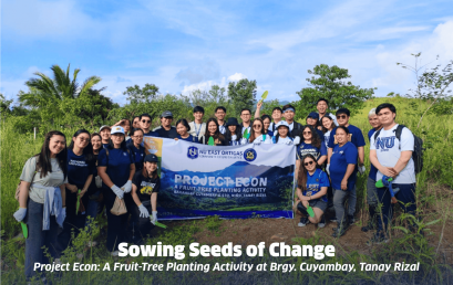 NU East Ortigas: Project ECON: A Tree Planting Activity Batch 1