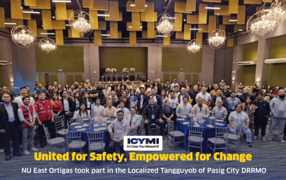 NU East Ortigas Joins Localized Tangguyob of Pasig City by the Pasig DRRMO