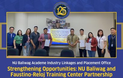 NU Baliwag and Faustino-Reloj Training Center Partnership: Strengthening Opportunities