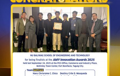 NU Baliwag IT Students Shine as Finalists at AMY Innovation Awards 2025