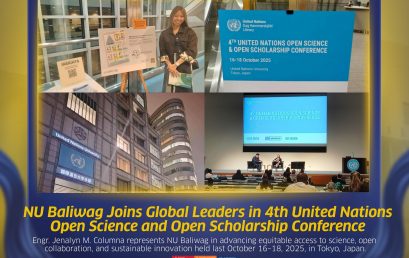 NU Baliwag Takes Part in the 4th United Nations Open Science and Open Scholarship Conference NU Baliwag Takes Part in the 4th United Nations Open Science and Open Scholarship Conference