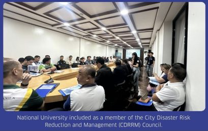 NU Manila included as a member of the CDRRM Council