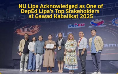 NU Lipa Acknowledged as One of DepEd Lipa’s Top Stakeholders at Gawad Kabalikat 2025