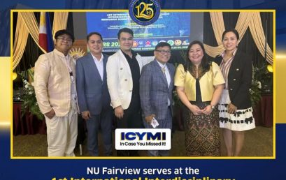 NU Fairview serves at the 1st International Interdisciplinary Research Summit 2025