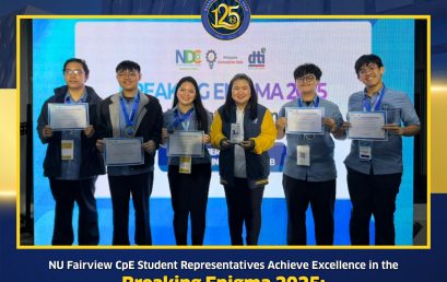 NU Fairview CpE Student Representatives Achieve Excellence in the Breaking Enigma 2025: National Hackathon Competition