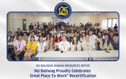 NU Baliwag Shines Once Again with Great Place to Work® Recertification