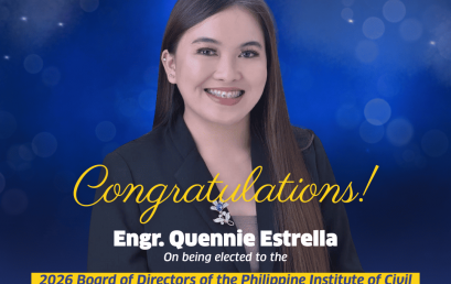 NU East Ortigas Congratulates Engr. Quennie Estrella for being elected to the 2026 Board of Directors of PICE -East Metro Manila Chapter
