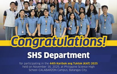 NU Lipa SHS Showcases Talent at the 44th Karibok ang Tuktok (KAT) 2025