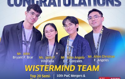 NU Baliwag Celebrates Team WISTERMIND’s Achievement at the 10th PwC Mergers & Acquisitions Challenge