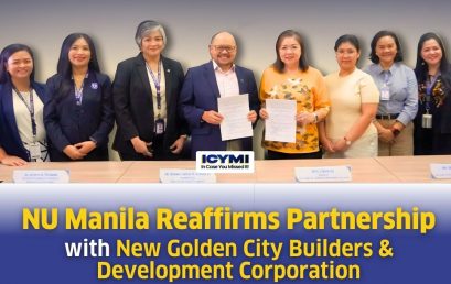 NU Manila Reaffirms Partnership with New Golden City Builders & Development Corporation