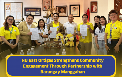 NU East Ortigas Strengthens Community Engagement Through Partnership with Barangay Manggahan