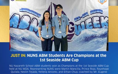 NUNS ABM Students Emerge as Champions at the 1st Seaside ABM Cup