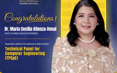 NU Faculty, Dr. Maria Cecilia Atienza-Venal Reappointed to CHED Technical Panel for Computer Engineering