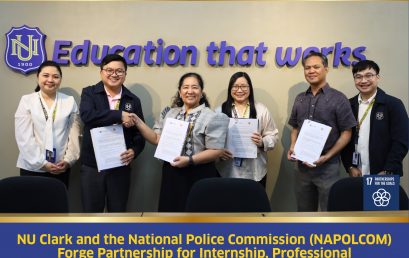NU Clark and National Police Commission (NAPOLCOM) Forge Partnership for Internship, Professional Development, Research and Community Development