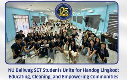 NU Baliwag Handog Lingkod: A Journey of Learning, Cleaning, and Community Uplifting