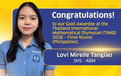 Congratulations, Ms. Lovi Mirelle Tanglao!
