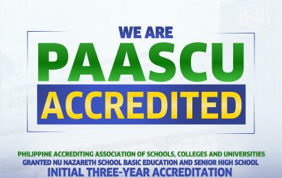 NU Nazareth School Granted Initial Three-Year PAASCU Accreditation
